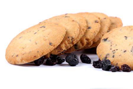 blueberry cookies with blueberry, berry cookies, cookiesの写真素材