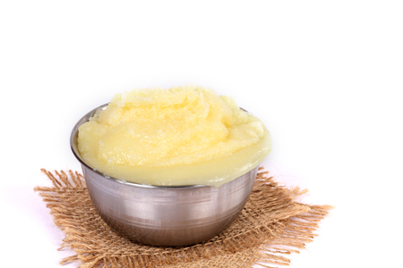 Desi ghee or clariified liquid butter, cooking oil, pure gheeの写真素材