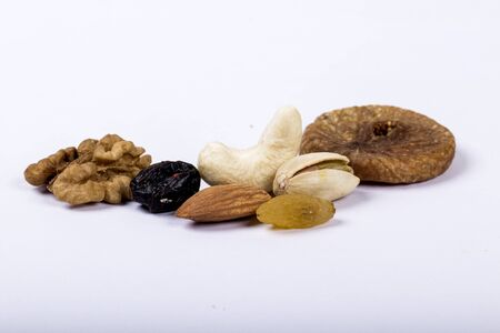 Assorted nuts, dry fruits, mix nutsの写真素材