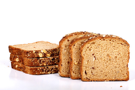 multi grain bread with slices