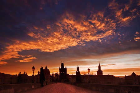 Photo of the Charles bridge in Prague, Czech republic
From wiki: The Charles Bridge is a famous historical bridge that crosses the Vltava river in Prague, Czech Republic. Its construction started in 1357 under the auspices of King Charles IV, and finishedの写真素材