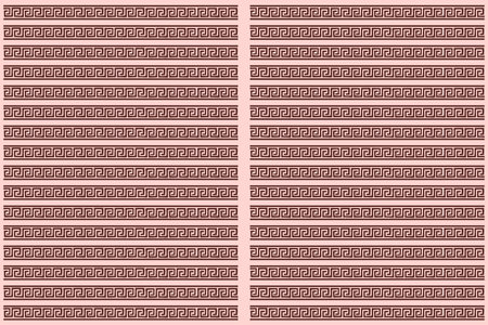 Seamless pattern with greek key meanders. Vector illustration.のイラスト素材