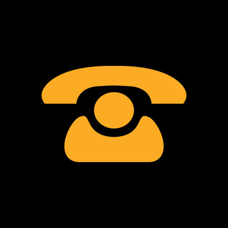 The handset icon. Phone symbol. Flat Vector illustration. Button Setのイラスト素材