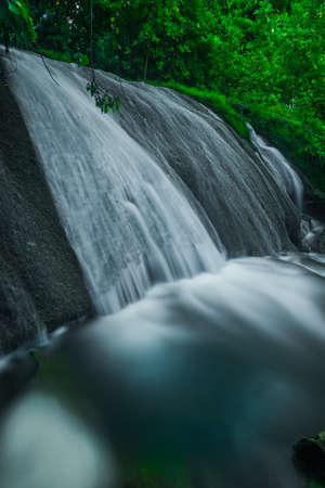 perfect waterfall, natureの写真素材