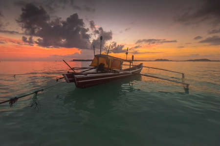 beautiful of landscape sunset and sunriseの写真素材