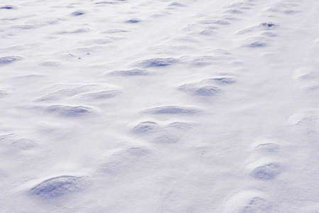 texture features in the winter snowの写真素材