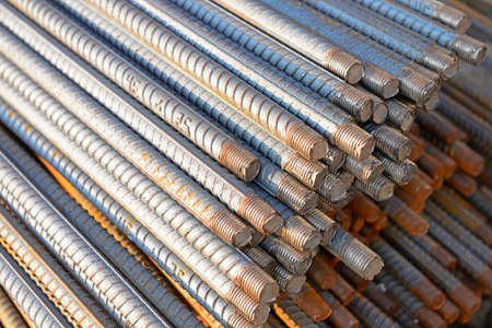 Neatly stacked bar, close-upのeditorial素材