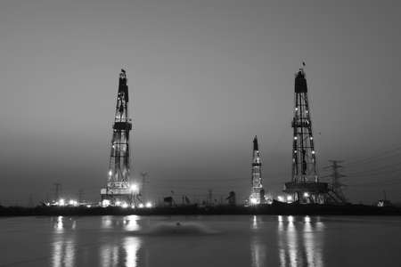 The oil derrickの写真素材