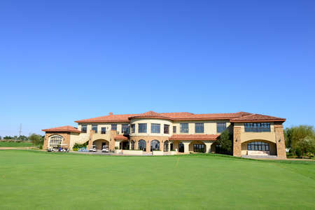 Beautiful home on the golf courseのeditorial素材