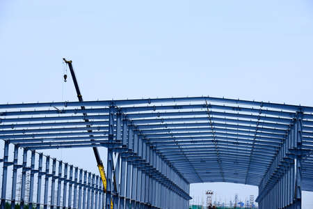 Steel structure workshopの写真素材