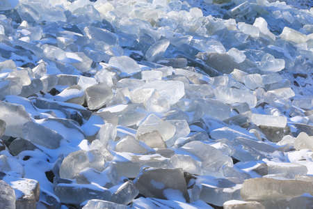 a stack of ices