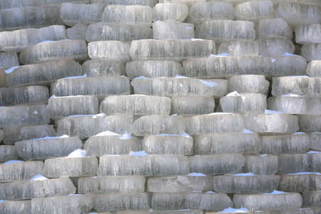 a stack of  icesの写真素材