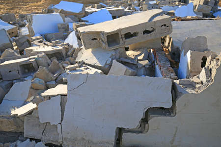 Demolished building