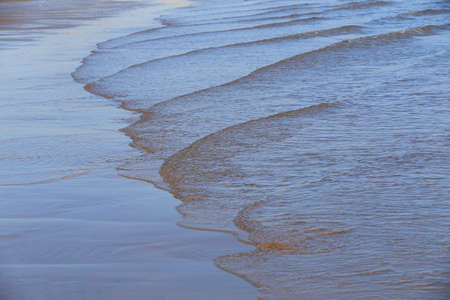 Sea waves closeup shotsの写真素材