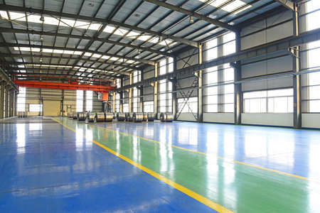 Cold rolled strip, in spacious workshopのeditorial素材