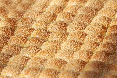 A lot of steamed bread, togetherの写真素材