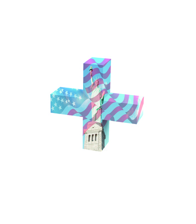 3D rendering Font New York City special character ALT43の写真素材