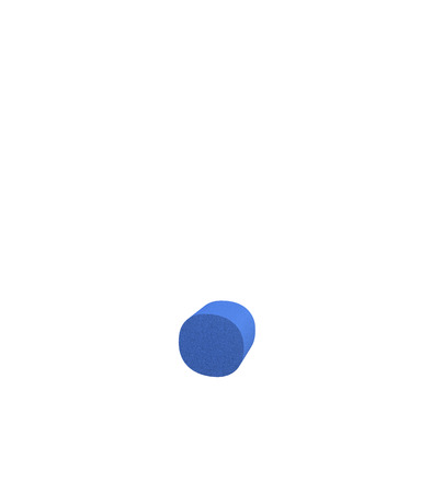 3D rendering  Font Plastic large spark erosion blue special character ALT46の写真素材