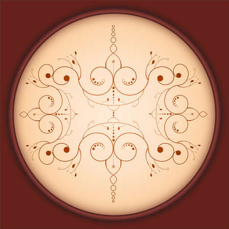 Abstract shape in frameのイラスト素材