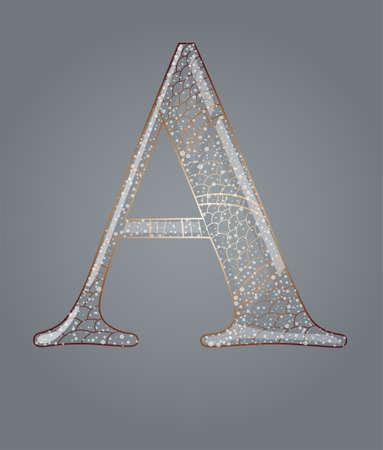 Abstract letter A.のイラスト素材