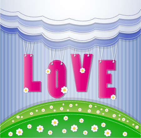 Colorful greeting card  Ilustration 10 versionのイラスト素材