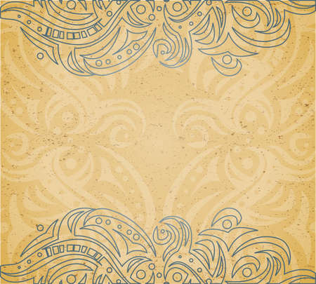 Vintage background with ornamentのイラスト素材