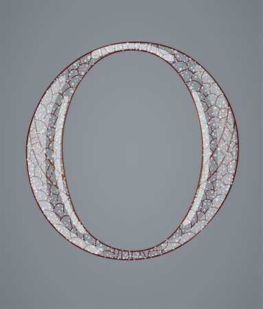 Abstract letter O. Illustration 10 versionのイラスト素材