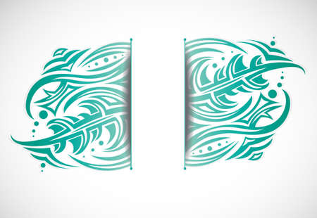 Abstract shape. Illustration 10 versionのイラスト素材