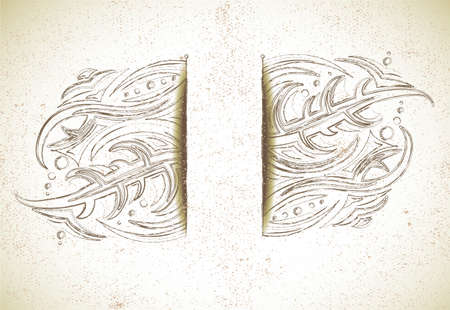 Abstract shape. Illustration 10 versionのイラスト素材