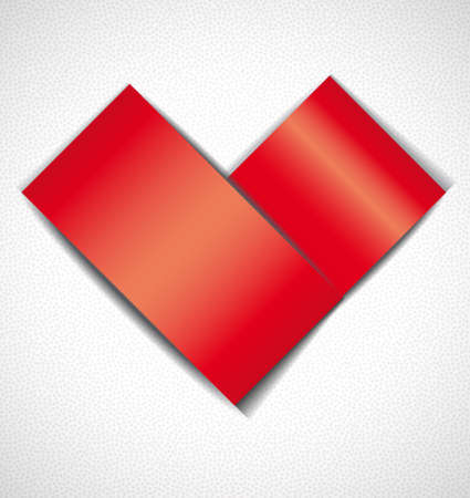 Greeting card with heart.のイラスト素材