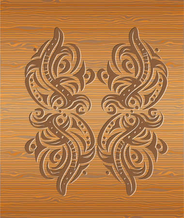 Wood texture with abstraction. Illustration 10 versionのイラスト素材