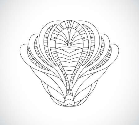 Vector illustration with abstraction.のイラスト素材
