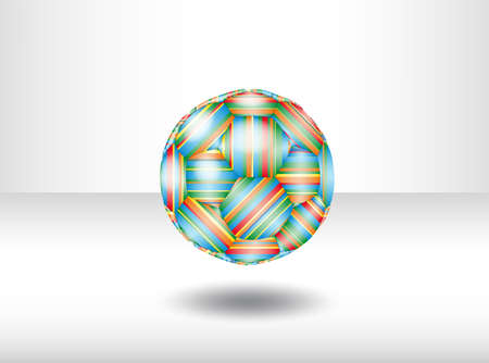 Isolated soccer ball. のイラスト素材