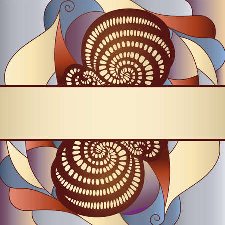 Background with frame. Illustration 10 version.のイラスト素材