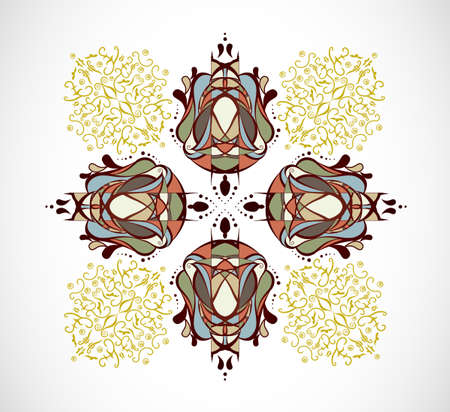 Vector illustration with abstraction. Illustration 10 versionのイラスト素材