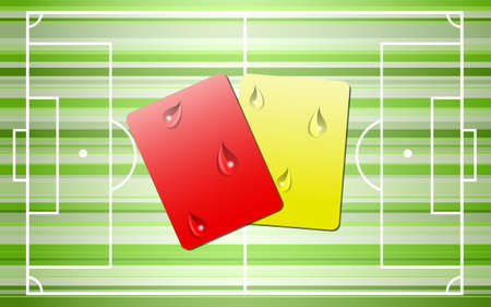 Sad warning and ban cards. Illustration 10 versionのイラスト素材