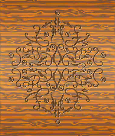 Wood texture with abstraction. Illustration 10 versionのイラスト素材