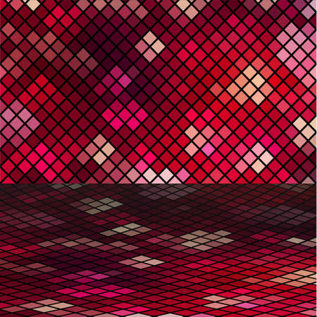 Vector illustration with mosaic. Illustration 10 versionのイラスト素材