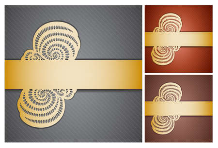 Set with backgrounds.  Illustration 10 version.のイラスト素材