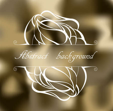 Abstract khaki background with pattern. Illustration 10 version.のイラスト素材