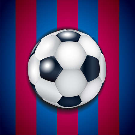 Blue - pomegranate background with football ball. Illustration 10 version.のイラスト素材