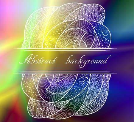 Abstract colorful background with pattern. Illustration 10 version.のイラスト素材