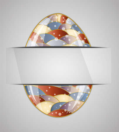 Colorful easter egg.のイラスト素材