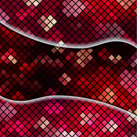 Vector illustration with mosaic. Illustration 10 versionのイラスト素材