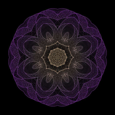 Abstract colorful ornament vector illustration.のイラスト素材