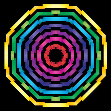 Abstract colorful tape background vector illustration.のイラスト素材