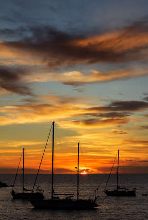 Arguineguin, Sunset on the beach - Canary Islandsの写真素材