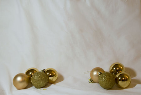 Christmas composition Christmas toys. Flat lay top viewの写真素材