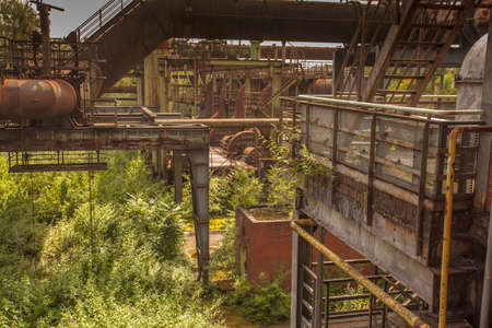 Landschaftspark Duisburg-Nord, former steelworks  industry monument in Duisburg Ruhr Area Germany