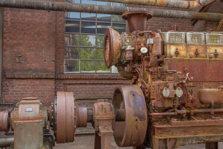 Landschaftspark Duisburg-Nord, former steelworks  industry Duisburg Ruhr Area Germany